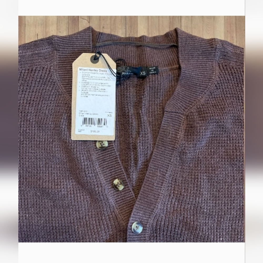 NWT Prana Milani HenleyDress XS - Picture 9 of 12